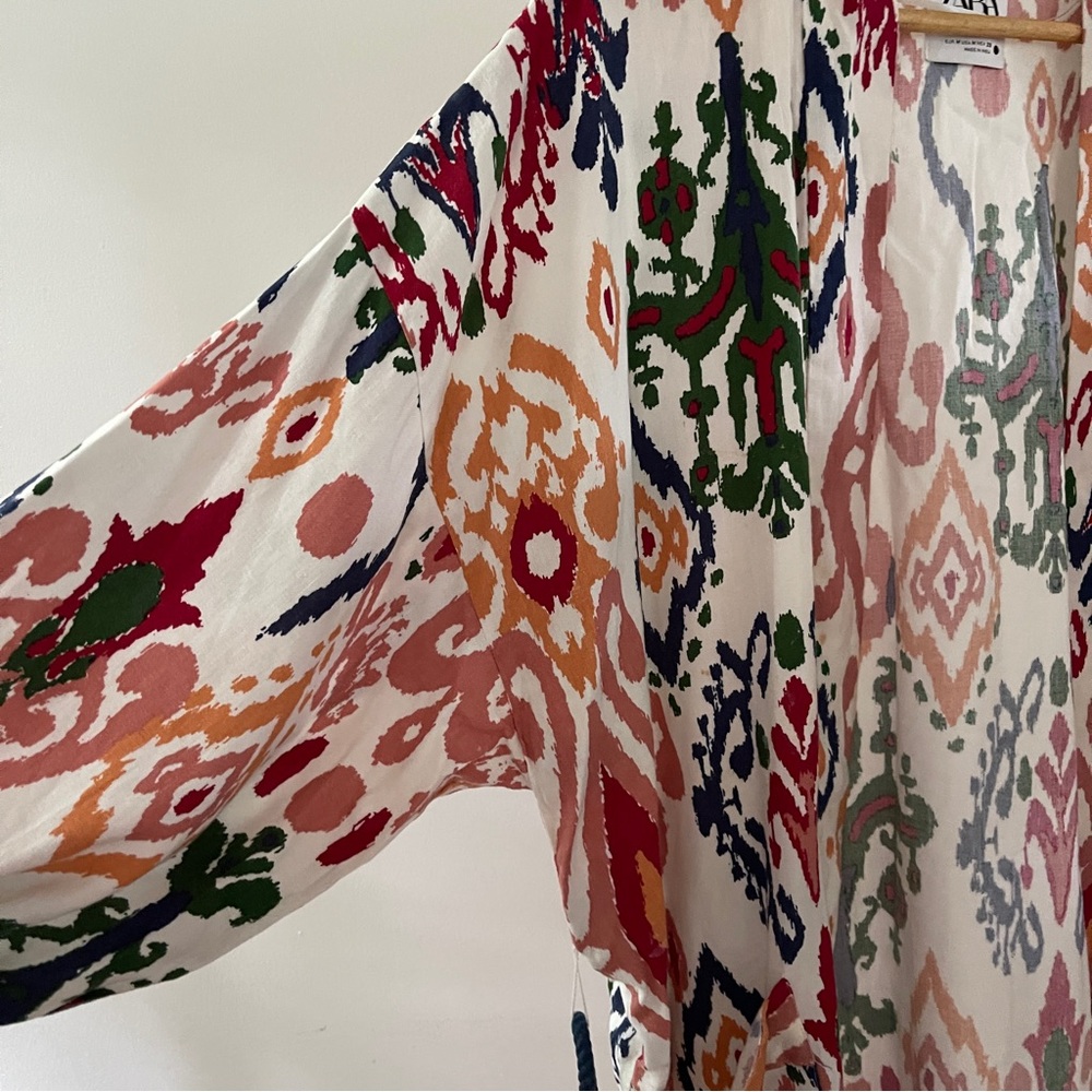 Zara Multicolor Kimono - Picture 5 of 6